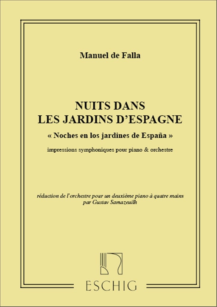 Nuits Dans Les Jardins D'Espagne